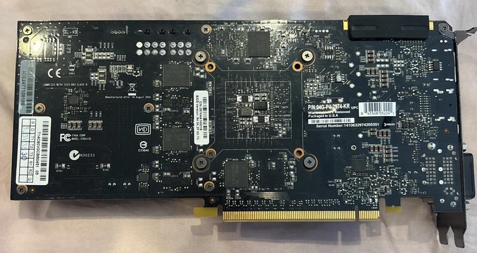 EVGA GeForce GTX 970 SC ACX 2.0 4GB GDDR5 Graphics Card Dual Fan HDMI DVI PCIe - Image 3 of 4