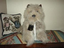 24K Mighty Star Raffles Terrier Shaggy Dog Plush Jumbo 20 Inch 5675 1990