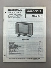 Sanyo 91C900 Original Service Manual Free Shipping