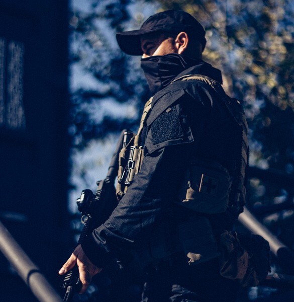 Helikon Raid Polycotton Stretch Rip-Stop Sweatshirt - Rhodesian Camo - Foto 3