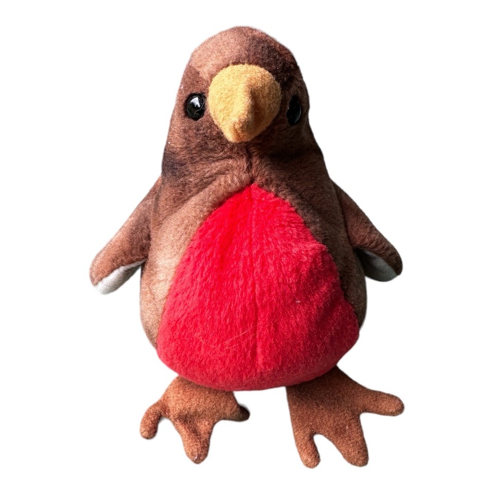 Vintage 1998 Ty Beanie Baby Early The Robin Plush Toy Stuffed Animal