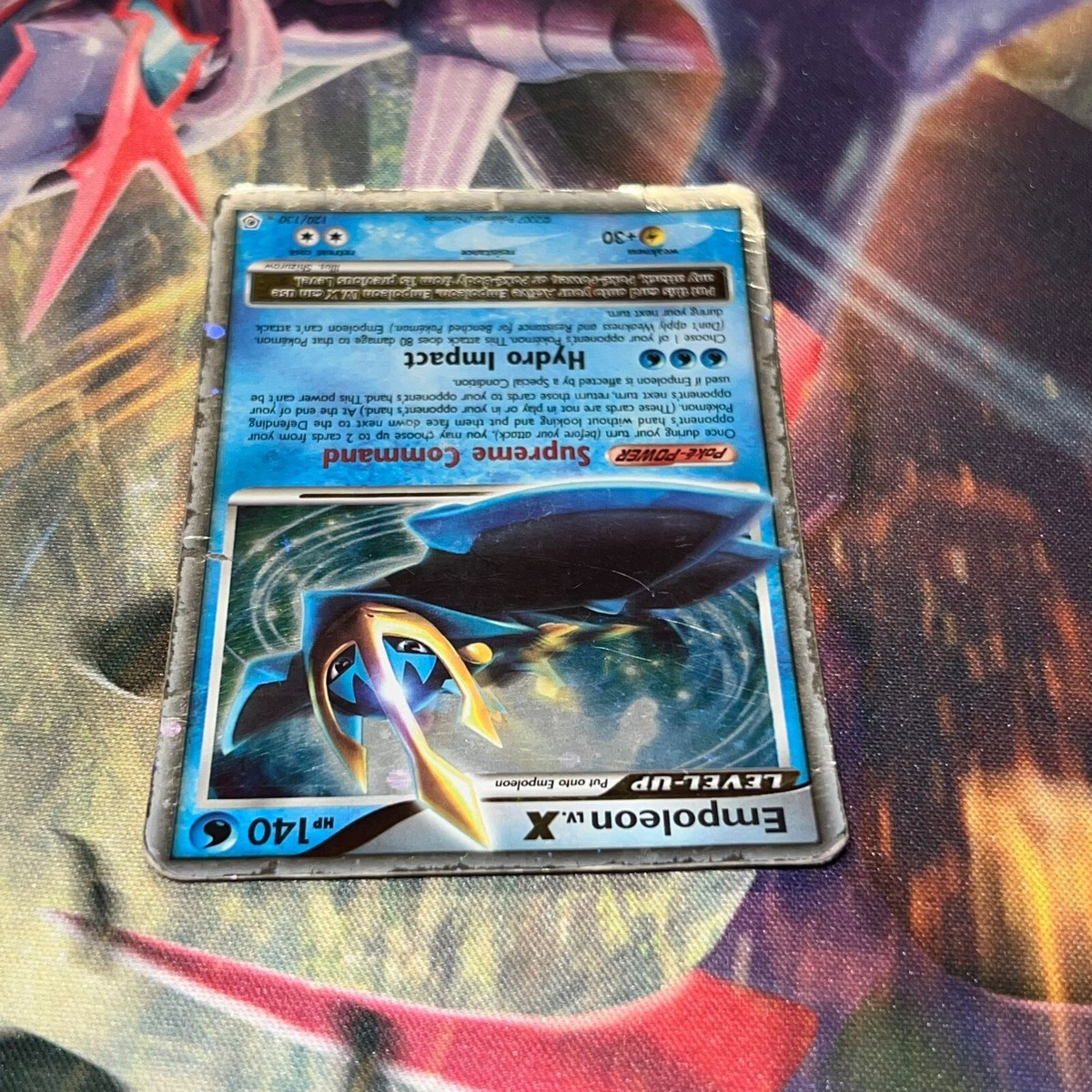 Empoleon LV. X ~ 120/130 ~ DIAMOND & PEARL ~ HEAVY PLAY ~ Pokemon