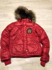 Vintage Polo Ralph Lauren Jeans Co. 90s Puffer Down Jacket Women's Size S Red