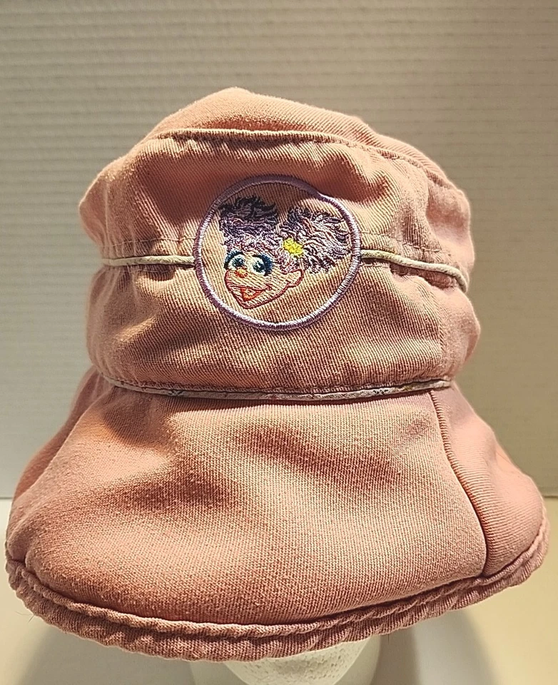 Sesame Street ABBY CADABBY Rosa Cubo Sol Sombrero Bordado Abby Juvenil Talla Única Foto 2 de 4