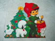 Little Drummer Boy Single Sided Die Cut Bulletin Board Aid 8 X 8  