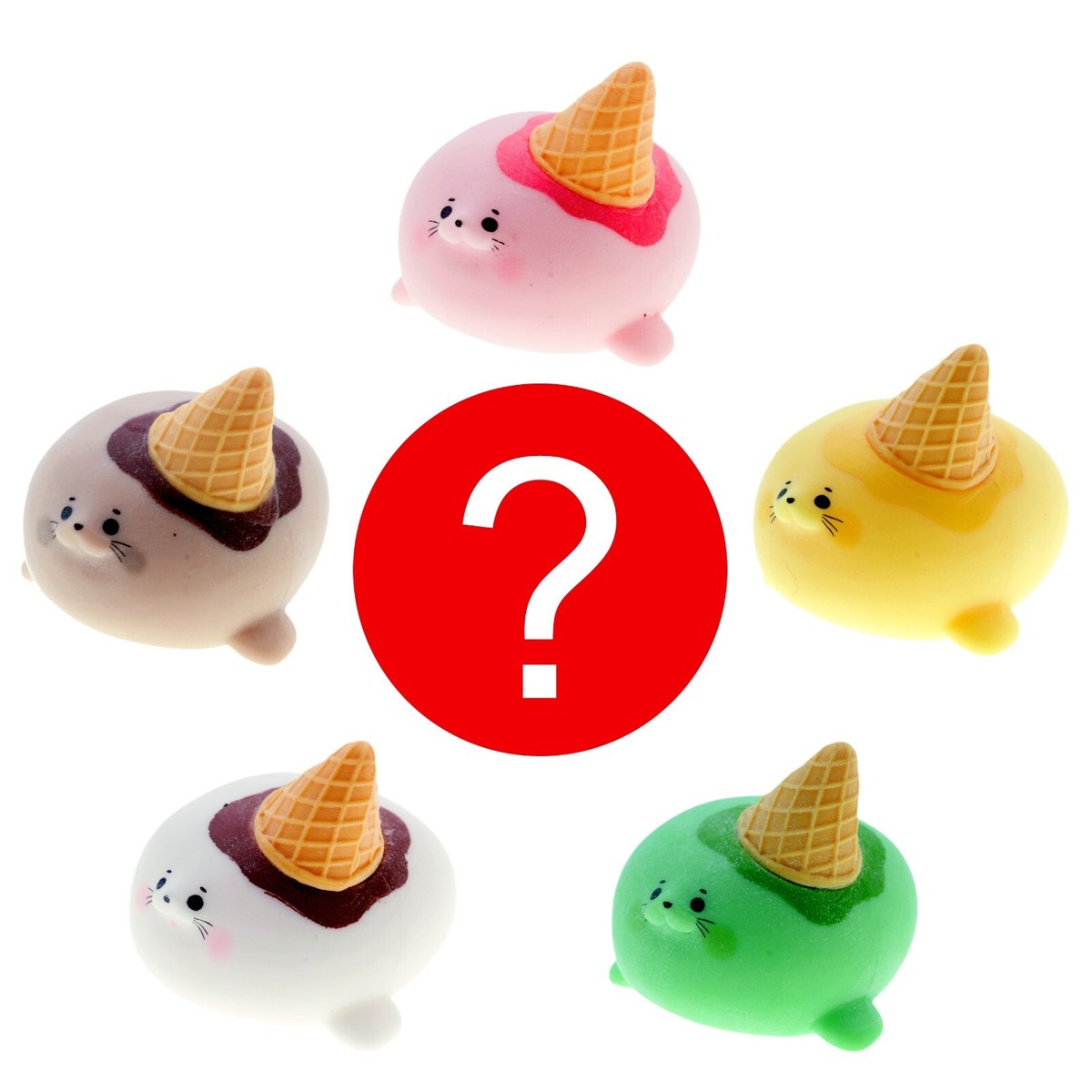 Japanese Blind Box Capsule Ice Cream Seal Toy 1 Random Cute