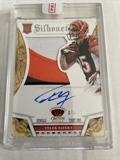 2013 Panini Crown Royale Silhouettes Auto /299 Tyler Eifert #237 Rookie Auto RC
