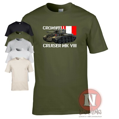 Cromwell tank t-shirt Cruiser Mk 3 WW2 d-day British vehicle allied WWII WoT