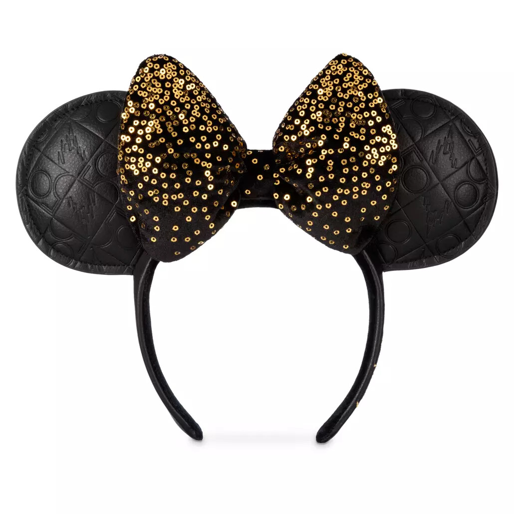 Disney Parks Minnie Mouse Walt Disney World 50th Anniversary Black Ears Headband PHOTOS: Walt Disney World 50th Anniversary Luxe Collection  main image 2
