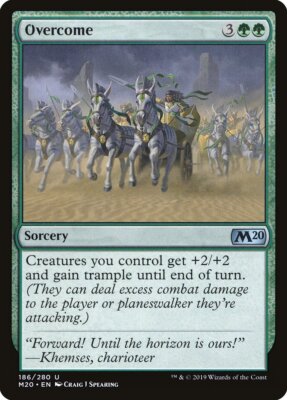 MTG Magic the Gathering Overcome (186/357) Core Set 2020 NM