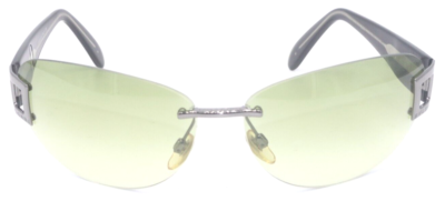 BVLGARI 620 103/8E GUNMETAL/LIGHT GREEN GRADIENT LENS  display picture 3