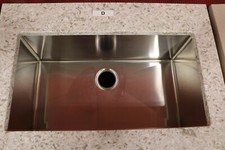 Macro Radius Rectangle Sink Stainless Steel Single Bowl Undermount Kitchen D