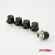 5 x OE passend für 1/2 UNF Flachsitz Radmuttern passend für Jaguar XJ Serie X300 Original Legierungen