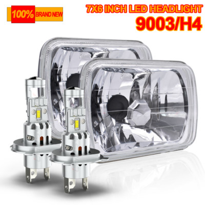 7x6 5x7 inch Led Headlight High/Low beam for ford F150 F650 F750 E150 E250 E350