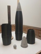 3D Printed 90mm M71 TNT Model Artillery Shell Replica - Prop - Fake ALL Plastic