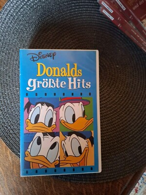 Donalds größte Hits VHS Videokassette - Disney - Vintage sehr  guter Zustand