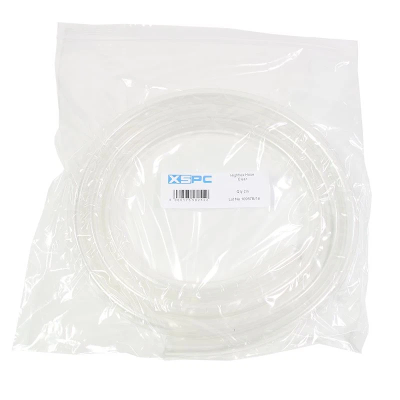 XSPC 16/10mm (3/8 ID, 5/8 OD) FLX DEHP Free Tubing, 2m (Retail Coil) - CLEAR - Image 2 of 2