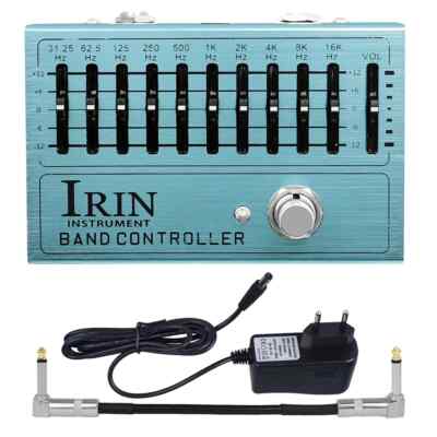 Electric Guitar Effects Pedal Controller Equalizer 10 Band Pedal 31.25Hz to16kHz