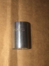 VINTAGE THORSEN 12MS 1/4" dr. - 3/8" RARE 8-Point Chrome Socket USA made