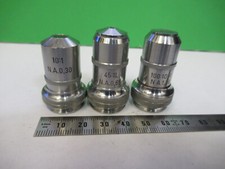 CBS BECK Kassel Lot Objective 10X 45X 100X Mikroskop Teil Wie Abgebildet G8-A-12