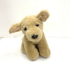 Russ Berrie BARLEY Golden Retriever Puppy Dog Light Brown 8" Plush
