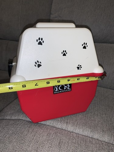Vintage 101 Dalmatians Disney Pet Carrier Plastic 11 x 10 x 9 - Picture 10 of 10