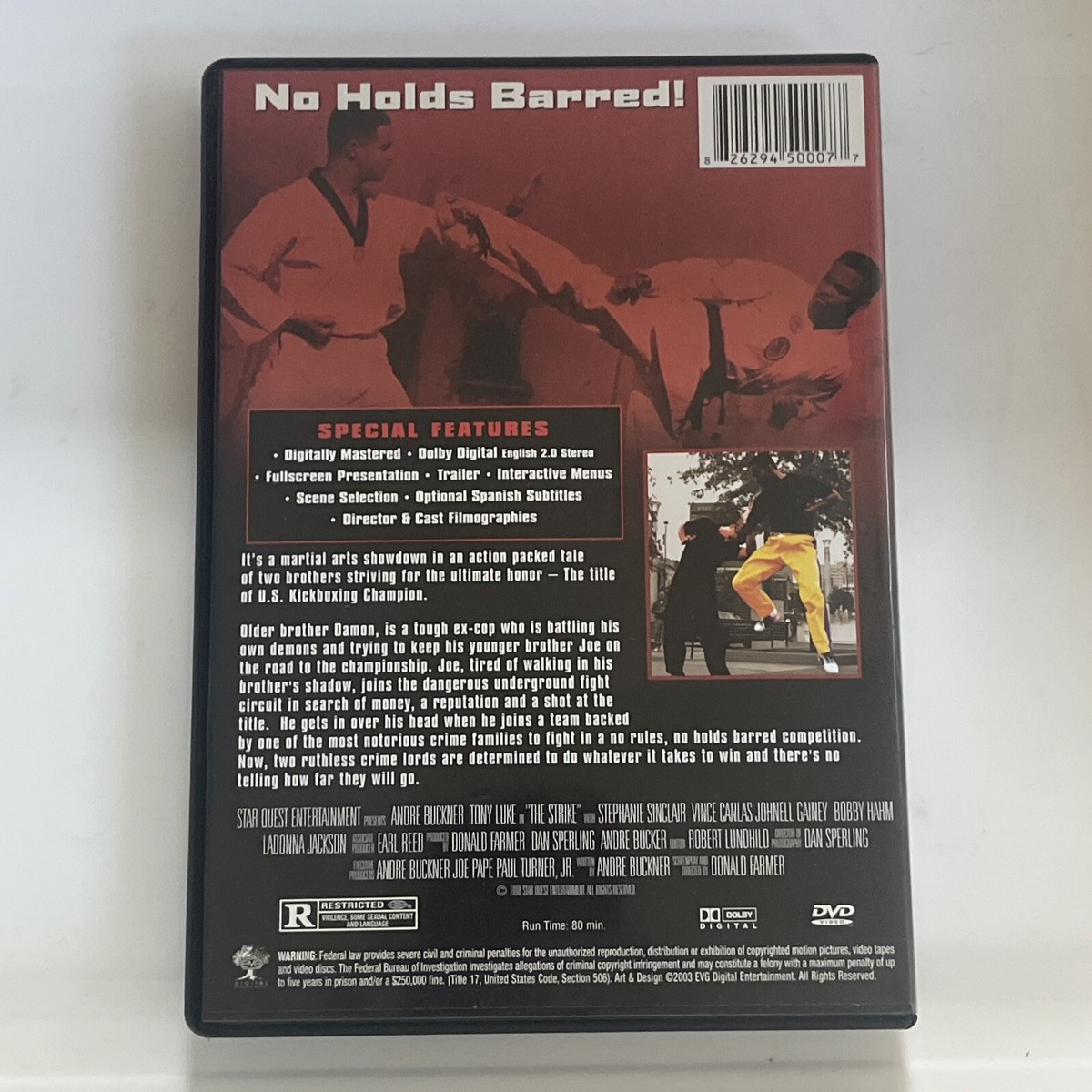 The Strike (DVD, 2002) Andre Buckner Tony Luke Stephanie Sinclair