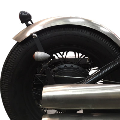 Heckfender Schutzblech 200mm 16 Zoll  1,5mm Stahl für Harley 200er Reifen Custom