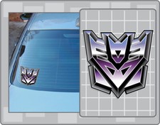 DECEPTICONS LOGO Vinyl Decal 1 Car Truck Window Transformers Sticker