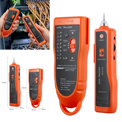 Kabelsucher Leitungssucher Kabeltester Leitungssuchgerät Kabel Tracker RJ11 RJ45 - Bild 1 von 4