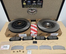 2010-2015 LEXUS RX350 RX450H OEM GENUINE FRONT BRAKE ROTORS, TCMC PADS  & SHIMS