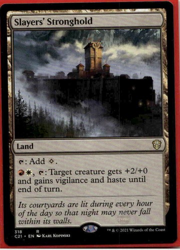 Slayers' Stronghold, Commander 2021 #318 MTG