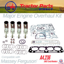 Major Engine Overhaul Kit Comp W Massey Ferguson® Perkins® A4.236 Early