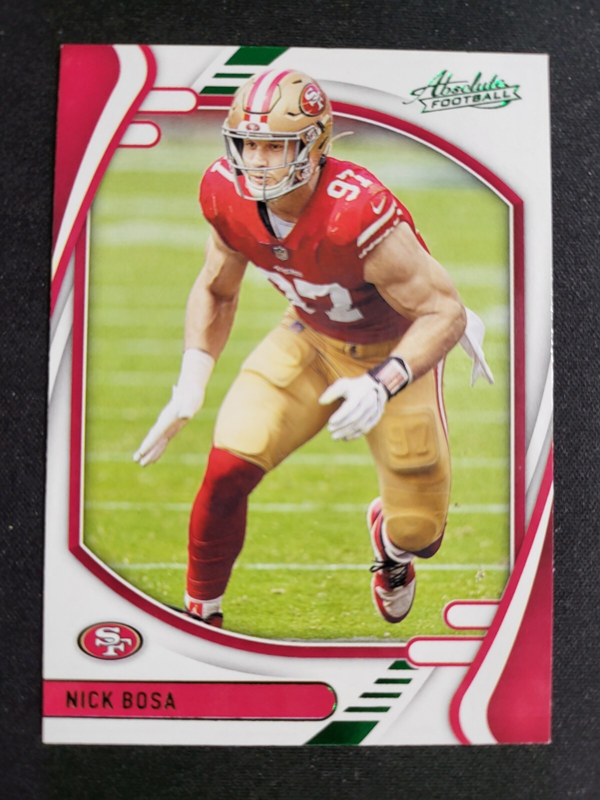 2021 Absolute Nick Bosa GREEN card #84 49ERS