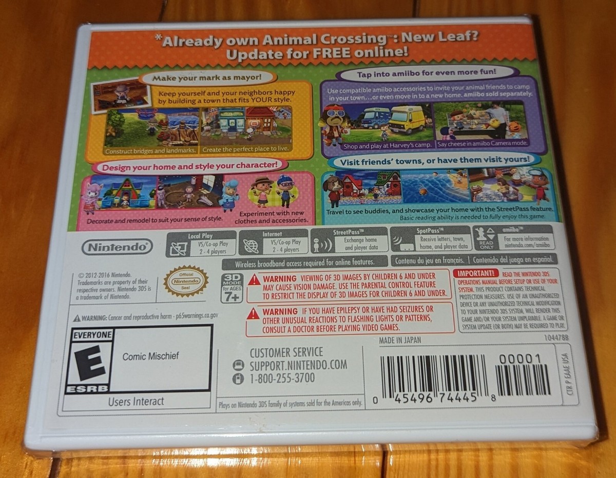 Authentic US Animal Crossing: New Leaf Welcome Amiibo Nintendo