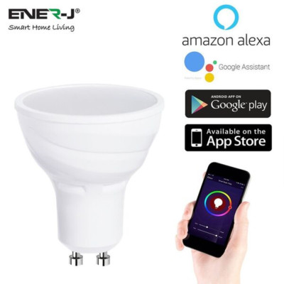 ENER-J SHA5216 WIFI SMART GLÜHBIRNE LED GU10 5W DIMMBAR, AMAZON ALEXA KOMPATIBEL