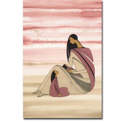 A Mother's Love by Maxine Noel Gallery-Wrapped Canvas Giclee Art (18 in x 12 in)
