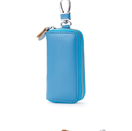 Multifunctional Genuine Leather Car Key Case Wallet Card Holder For Men Women - Bild 14 von 28