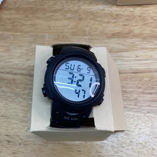 CakCity Mens Digital Sports Watch LED Large Face Military Watches