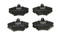 Hart 219 112 Bremsbelagsatz, Scheibenbremse FüR Dacia, Lada, Peugeot, Renault