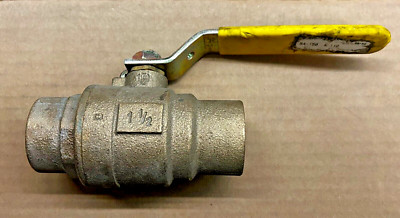 Milwaukee 1 1/2'' Sweat Bronze Ball Valve 600 WOG BA-150