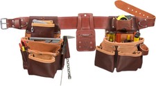 (CHOOSE SIZE) Occidental Leather 5089 Seven-Bag Framer Tool Belt Made in USA