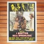 I quattro dell'apocalisse original poster italian 100 x 140 cm Lucio Fulci 1975