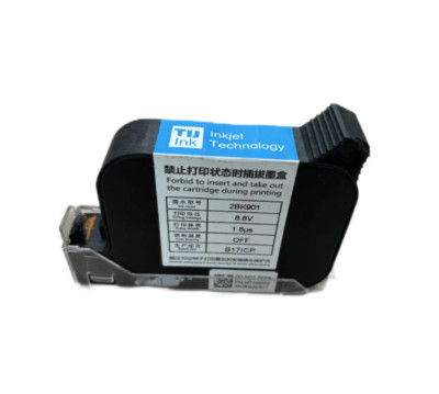 Bk117 Compatible Domino Black Ink Solvent Based Cartridge