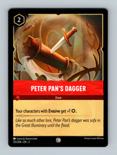Disney Lorcana: Rise of the Floodborn - Peter Pan's Dagger - 135/204