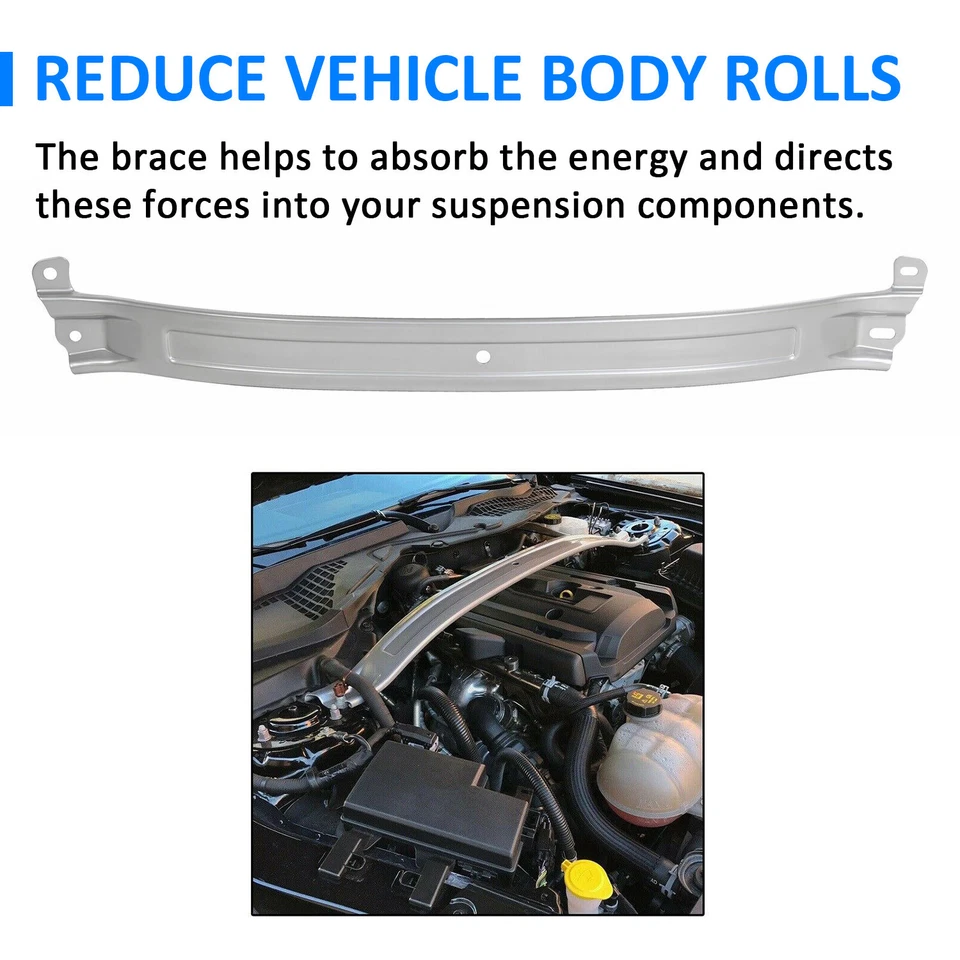 For 2015-2023 2020 Ford Mustang EcoBoost Strut Tower Brace Engine Tie Down Front - Imagem 2 de 4