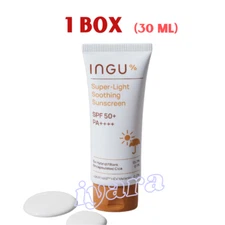 1x INGU Super-Light Soothing Sunscreen Sun Protection SPF50+ PA++++ 30ml
