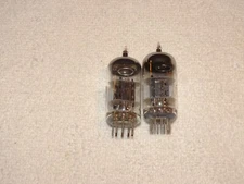 2 x JRC-12AT7WA RCA Tubes*Black Plates-O**Very Strong Testing*#16