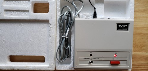 Vintage TANDY DIRECT CONNECT MODEM DCM-6 (1987) / no power supply | eBay