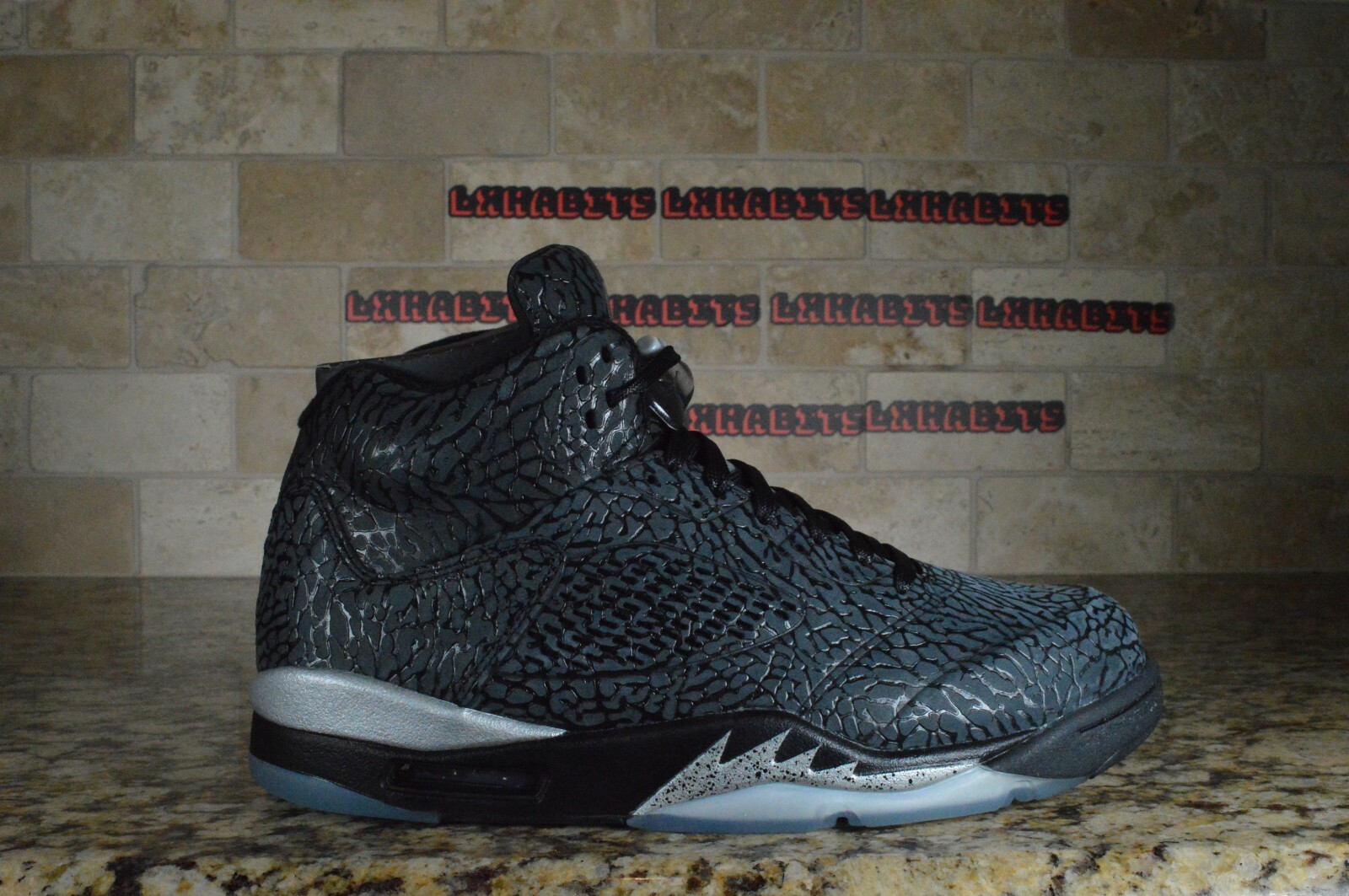 air jordan 5 elephant print